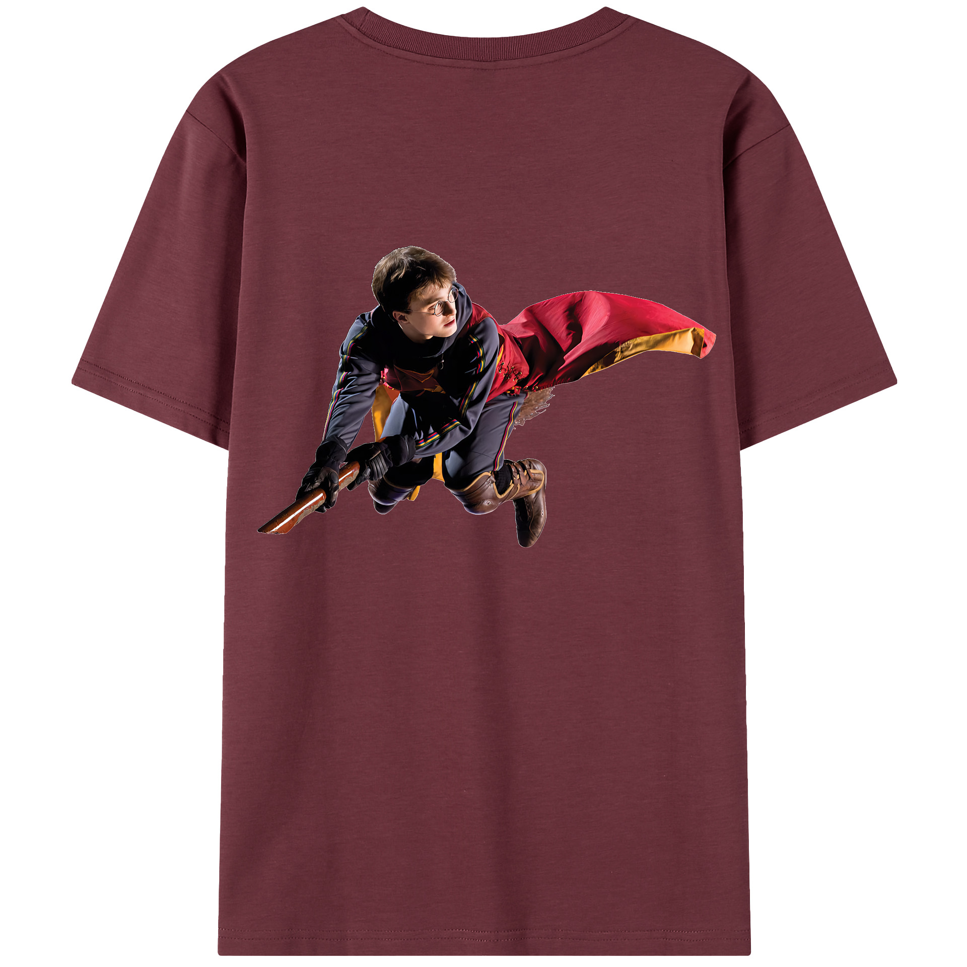 （画像用） Harry Potter ハリー・ポッターシリーズ 綿100％半袖Tシャツ（背面プリント）